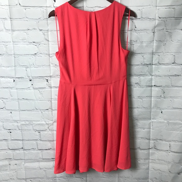Express Coral Sleeveless Mini Dress - Picture 5 of 5